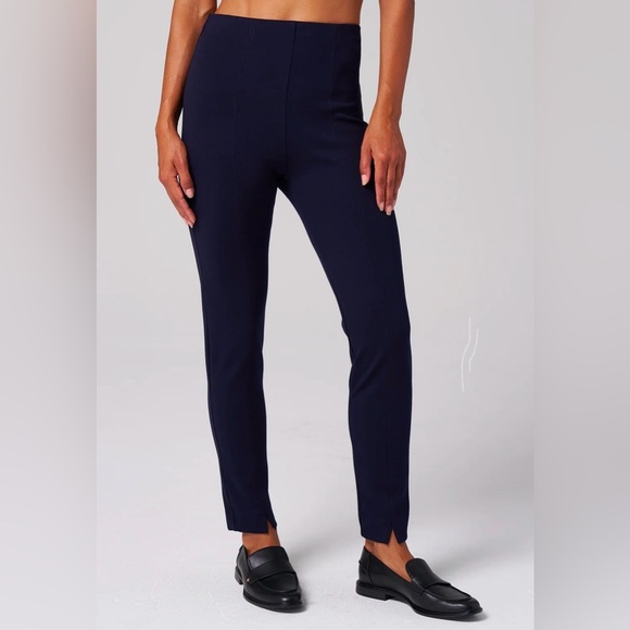 Franne Golde Perfect Ponte Slim Pant in Black Size M - Picture 1 of 10
